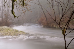 Long Exposure of the Alouette River at the Golden Ears Provincial Park, BC